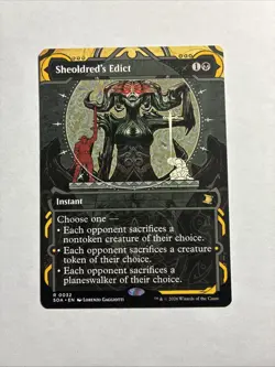 Sheoldred's Edict - Secrets of Strixhaven: Mystical Archive MTG Plus Bonus Card! - Image 1