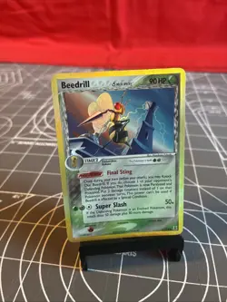 Vintage 2005 Pokemon Beedrill Delta Species 1/113 Holo Card - Image 1