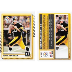 NFL Football Lot – TERRY BRADSHAW, Jaylen Warren – 10 Cards –Steelers - Image 2