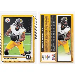 NFL Football Lot – TERRY BRADSHAW, Jaylen Warren – 10 Cards –Steelers - Image 3