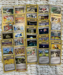 Pokemon Cards Lot Energy + Trainer Old(1999)and New, 85 Card In Total Holo Read - Image 3