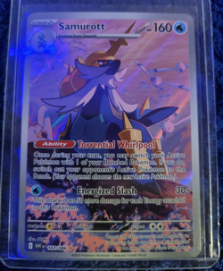 Pokemon White Flare Samurott Illustration Card 107/086 Rare NM - Image 1