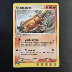 [Swirl] 2003 Pokemon Charmeleon EX Dragon SECRET RARE Holo e-Reader Card 99/97 - Image 1