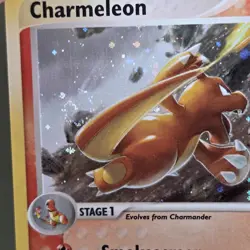 [Swirl] 2003 Pokemon Charmeleon EX Dragon SECRET RARE Holo e-Reader Card 99/97 - Image 2