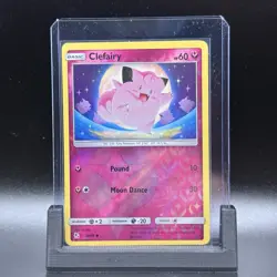 Clefairy 39/68 Hidden Fates 2019 Reverse Holo Foil Rare Pokemon TCG Card - NM - Image 1