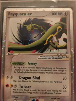Pokemon TCG Rayquaza EX Holo Rare Black Star Promo Card - Image 4