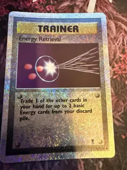 Pokemon Cards: Legendary Collection Reverse Holo: Energy Retrieval 107/110 - Image 1
