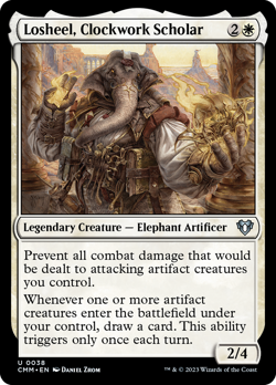 Losheel, Clockwork Scholar [Commander Masters] Magic MTG - Image 1