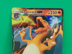 Pokemon SM Hidden Fates MINT Condition Charizard GX 9/68 Ultra Rare Card - Image 2