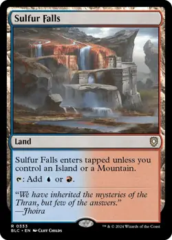 Sulfur Falls [Bloomburrow Commander] Magic MTG - Image 1