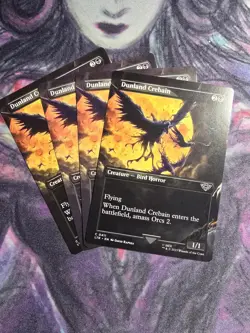 Borderless DUNLAND CREBAIN x4 mtg NM-M Lord of The Rings Common Scene 411 - Image 1