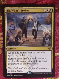 Fix What's Broken s of Strixhaven Magic The Gathering MTG white black sorcery - Image 1