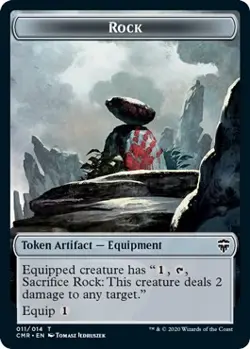 MTG Rock Token [CMR - 11] LP - Image 1