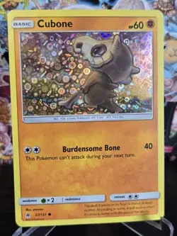 Cubone 57/131 General Mills Promo SM Forbidden Light Pokemon Holo LP/NM - Image 1