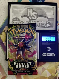 VERY HEAVY! 🔥22.51g Pokemon TCG Perfect Order Booster Pack Factory Sealed ✅ - Image 1