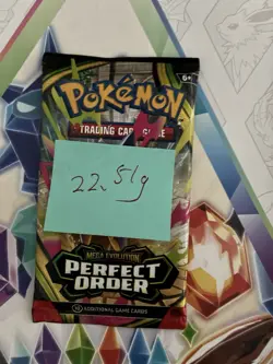 VERY HEAVY! 🔥22.51g Pokemon TCG Perfect Order Booster Pack Factory Sealed ✅ - Image 2