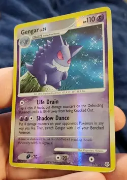 Gengar 27/130 Reverse Holo Diamond And Pearl HP Rare Pokemon TCG Trading Card - Image 2