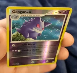 Gengar 27/130 Reverse Holo Diamond And Pearl HP Rare Pokemon TCG Trading Card - Image 5