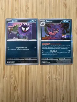 Gengar 050/088 Holo + Gastly 048/088 Reverse Holo Set Pokemon Perfect Order NM ✨ - Image 1