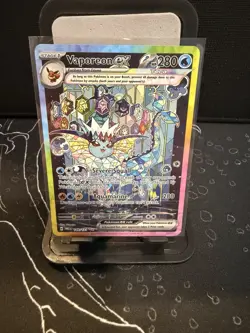 Pokemon Vaporeon EX 149/131 SV Prismatic Evolutions SAR Full Art NM PACK FRESH🔥 - Image 1