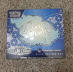 Pokemon TCG Stellar Crown Pokemon Center Exclusive ETB Elite Trainer Box Sealed - Image 1