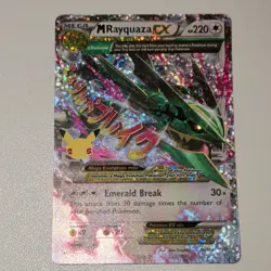 Pokemon M Rayquaza EX 76/108 Celebrations Classic Collection Full Art Holo - Image 1