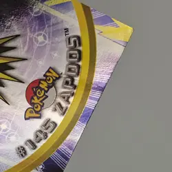 Pokemon 2000 Topps TV Animation Edition Series 3 #145 Zapdos Blue Logo - Image 3