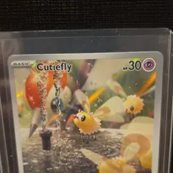 Pokemon Cutiefly SV05 Temporal Forces Illustration Rare Full Art Holo 172/162 - Image 2