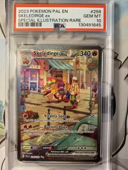 Pokemon Skeledirge ex 258/193 Sv02: Paldea Evolved Holo PSA 10 - Image 1