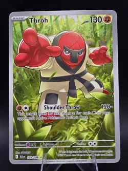 Throh 128/086 Pokemon TCG Sv: Black Bolt Illustration Rare - Image 1