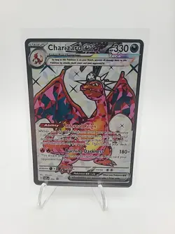 2023 Pokemon TCG Obsidian Flames Charizard EX Full Art Promo #056 (WS) - Image 1