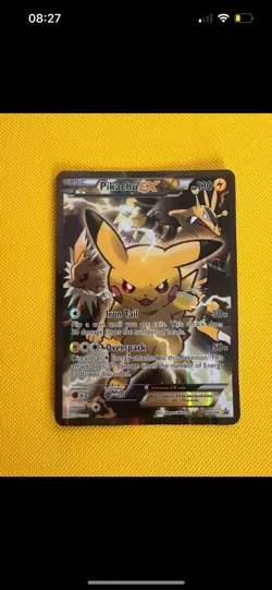 Pokemon Pikachu TCG EX XY XY124 Promo Card - Image 1