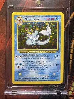 Pokemon WOTC 1999 - Vaporeon Holo 12/64 Jungle Rare - NM / MINT - Image 1