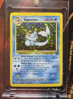 Pokemon WOTC 1999 - Vaporeon Holo 12/64 Jungle Rare - NM / MINT - Image 2