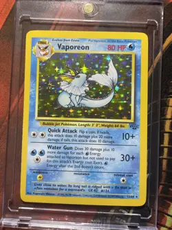 Pokemon WOTC 1999 - Vaporeon Holo 12/64 Jungle Rare - NM / MINT - Image 3