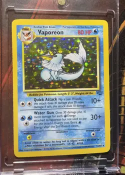 Pokemon WOTC 1999 - Vaporeon Holo 12/64 Jungle Rare - NM / MINT - Image 4