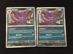 2X Gengar 050/088 Pokemon Perfect Order Holo - Image 1
