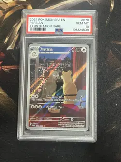 2024 Pokemon Shrouded Fable Persian #078/064 PSA 10 GEM MINT - Image 1