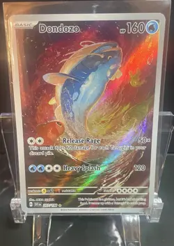 Pokemon TCG Dondozo 207/198 Illustration Rare Full Art Holo SV01 160 HP - Image 1