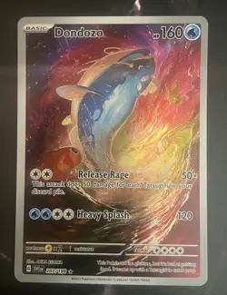 Pokemon TCG Dondozo 207/198 Illustration Rare Full Art Holo SV01 160 HP - Image 3