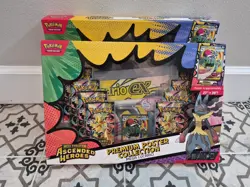 2 Box Lot💥 Pokemon TCG: Mega Lucario Ascended Heroes Premium Poster Collection - Image 1