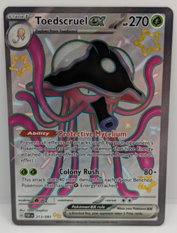Toedscruel ex 213/091 SV: Paldean Fates Holo LP Pokemon - Image 1