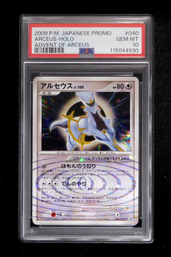 PSA 10 Pokemon Card Arceus 040/DPt-P Holo Japanese Advent of Arceus Promo 2009 - Image 1