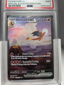 2023 POKEMON 151 #199 CHARIZARD EX SPECIAL ILLUSTRATION RARE PSA 9 MINT - Image 4