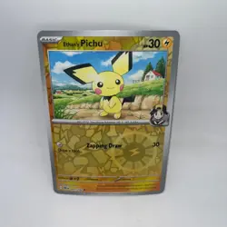 Ethan's Pichu 071/182 Common Destined Rivals Pokemon Reverse Holo Near Mint - Image 1