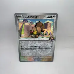 Arven's Skwovet 158/182 Common Destined Rivals Pokemon Reverse Holo Near Mint - Image 1