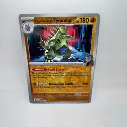 Team Rocket's Tyranitar 096/182 Rare Destined Rivals Pokemon Reverse Holo NM - Image 1