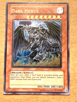 yugioh Dark Horus PTDN-EN016 Unl Edition Ultimate Rare Near Mint - Image 3