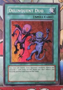 Yu-Gi-Oh! TCG Delinquent Duo DB1-EN024 Super Rare - Image 1