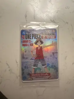 Monkey.D.Luffy (055) (College Basketball US Voyage) P-055 One Piece Promotion... - Image 1